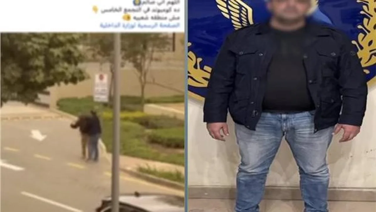 شاهد توثيق اعتداء صاحب مصنع على فرد أمن في كمبوند بالقاهرة الجديدة